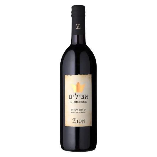 Zion Noblesse Kiddush Red Wine Kosher for Passover