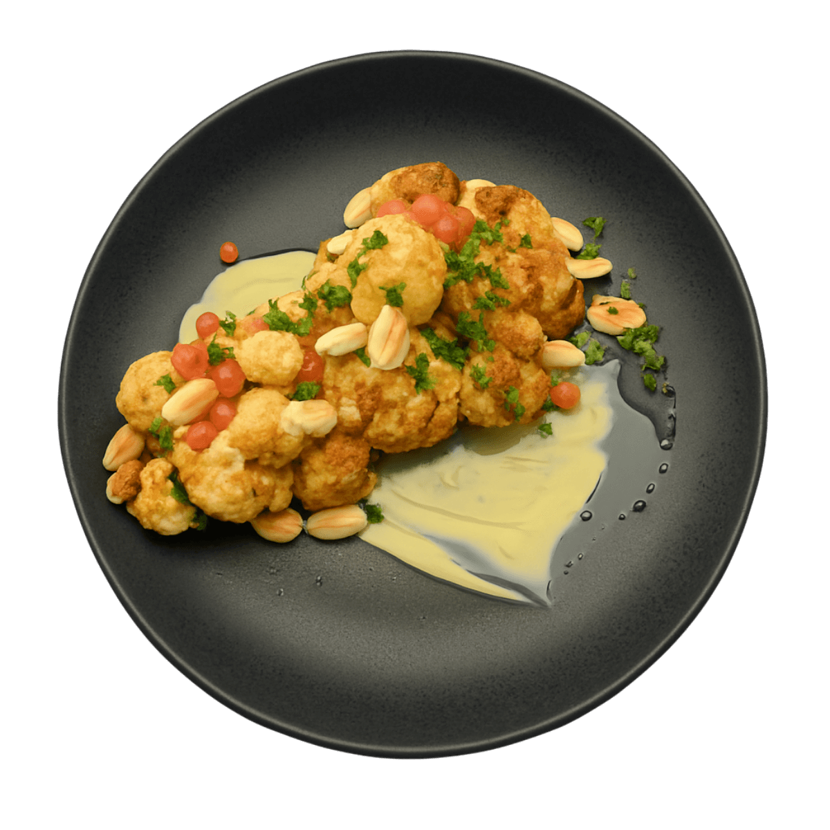 cauliflower with tahini