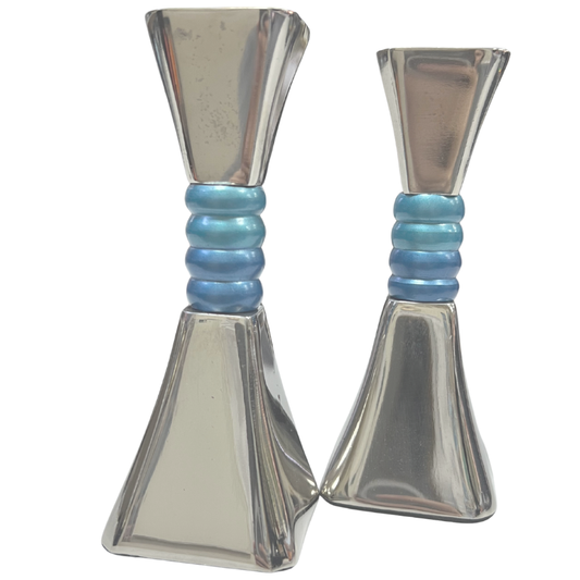 "Aquamarine" Candlesticks