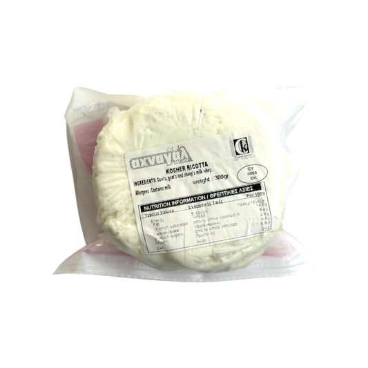 Achna Kosher Ricotta Cheese Dairy Product 300g