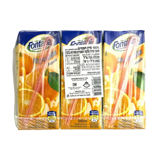 100% Orange Juice (Multi‑Pack with Straws)