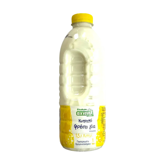 Achna Kosher Fresh Milk 1.5% Fat Dairy Drink 1L